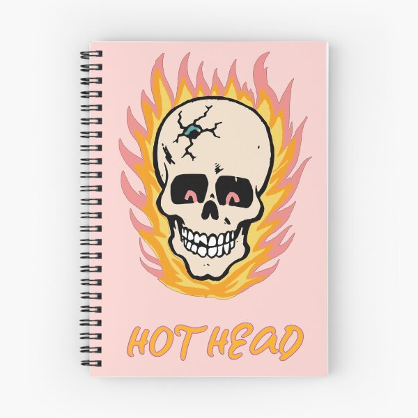 Item preview, Hot Head Retro 80s Hotrod Flaming Skull designed and sold by Corinne Alexa Jackson.