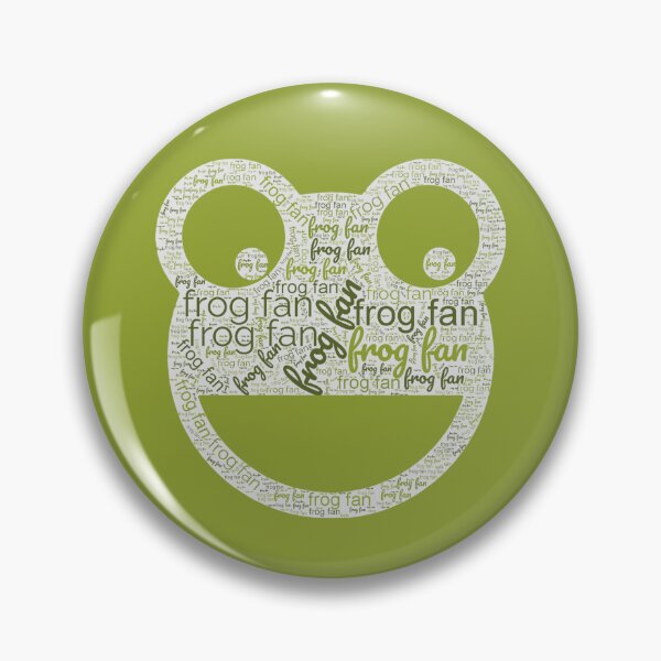 Item preview, Frog fan - cute frog face with graphic pattern for frog lovers. designed and sold by SaraSumi.