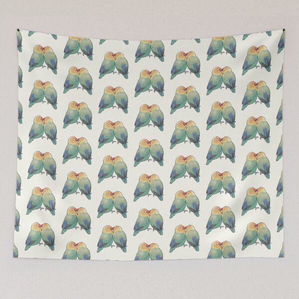 Item preview, Cute Lovebirds drawing  designed and sold by Artofmayara.