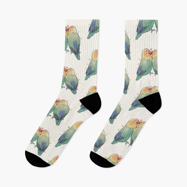 Item preview, Cute Lovebirds illustration  designed and sold by Artofmayara.