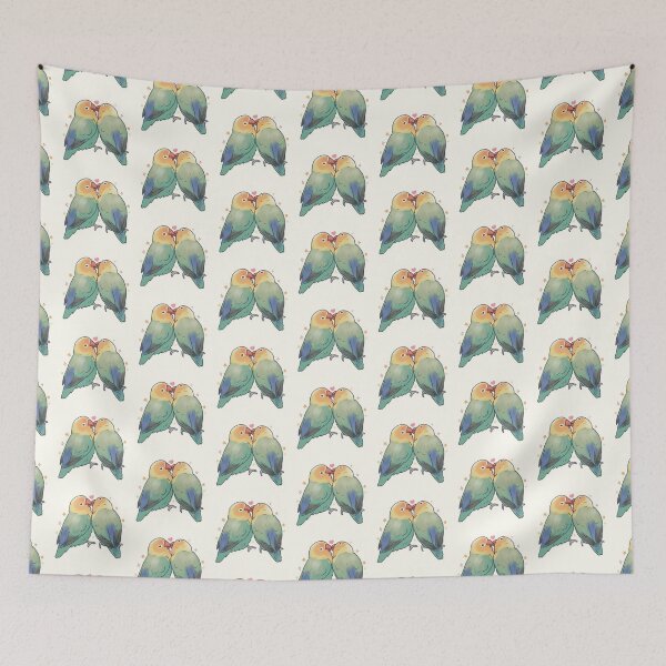 Item preview, Cute Lovebirds illustration  designed and sold by Artofmayara.