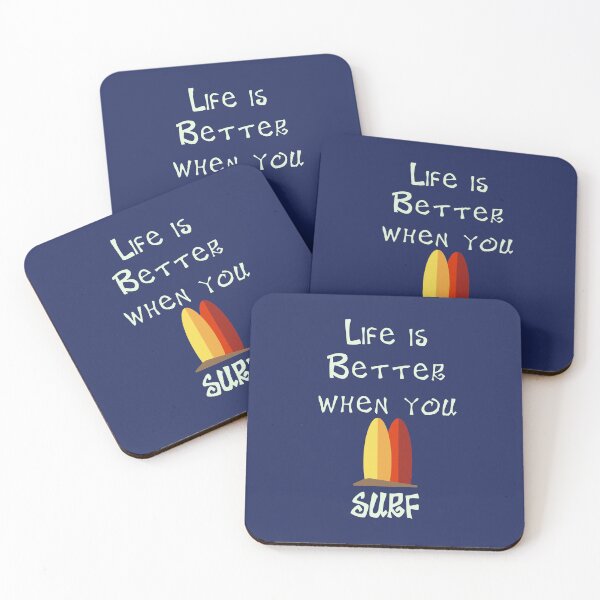 Item preview, Life is Better when you SURF designed and sold by Studio LeDauphin.