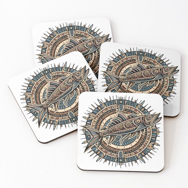 Item preview, Tribal Barracuda Sacred Symbol Art designed and sold by EcoArtShop.