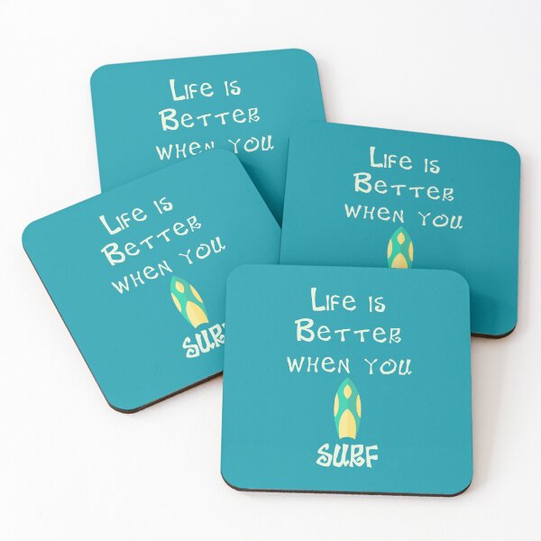 Item preview, Life is Better when you SURF designed and sold by Studio LeDauphin.