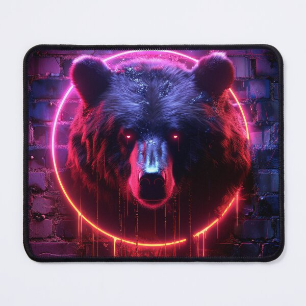 Item preview, Glowing Grizzly designed and sold by Retro Type.