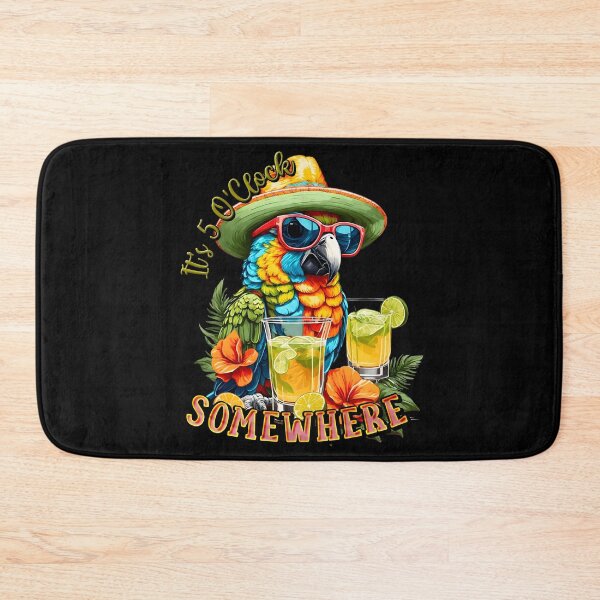 Item preview, It's 5 o'clock somewhere Tropical Parrot Cocktail Sunset designed and sold by MindWave THC.