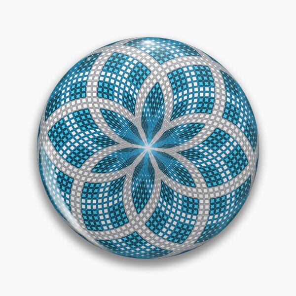 Artikelvorschau, Großes blaues Mandala entworfen und verkauft von ShermanStudios.