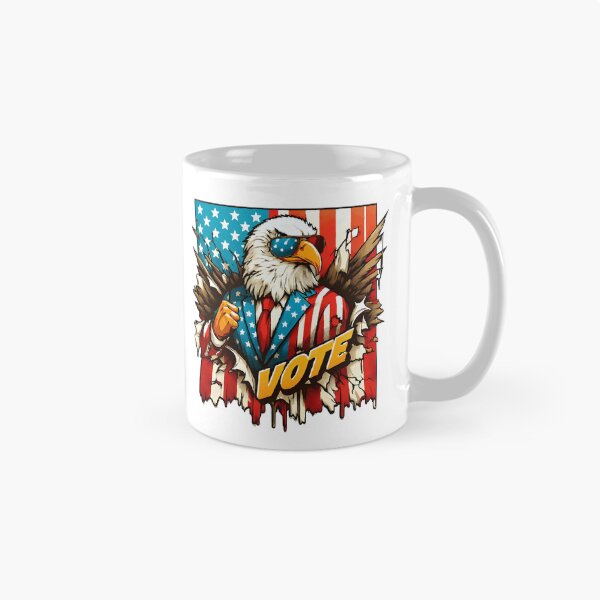 Item preview, Voting Day 2024 USA  / American Eagle - The Patriotic Vote designed and sold by Tw1nsAIArt.