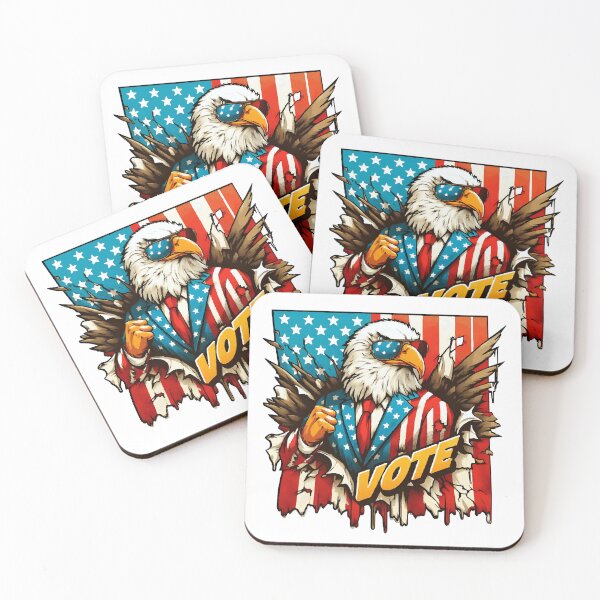 Item preview, Voting Day 2024 USA  / American Eagle - The Patriotic Vote designed and sold by Tw1nsAIArt.