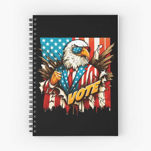 Item preview, Voting Day 2024 USA  / American Eagle - The Patriotic Vote designed and sold by Tw1nsAIArt.