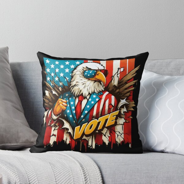 Item preview, Voting Day 2024 USA  / American Eagle - The Patriotic Vote designed and sold by Tw1nsAIArt.