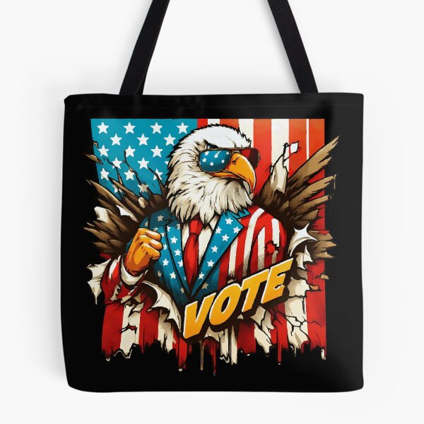 Item preview, Voting Day 2024 USA  / American Eagle - The Patriotic Vote designed and sold by Tw1nsAIArt.
