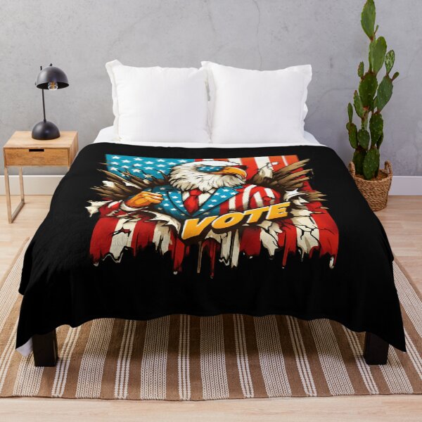Item preview, Voting Day 2024 USA  / American Eagle - The Patriotic Vote designed and sold by Tw1nsAIArt.