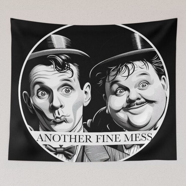 Item preview, Laurel & Hardy - Another Fine Mess designed and sold by Social-T.