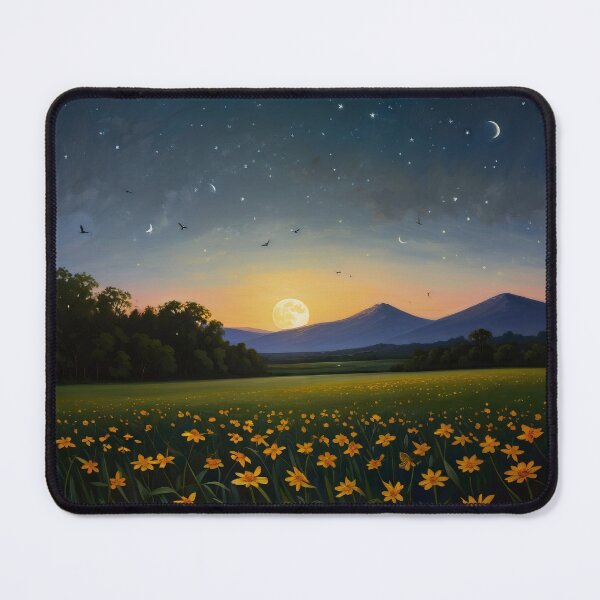 Item preview, Wildflower Field Landscape 006 designed and sold by KolosalPrints.