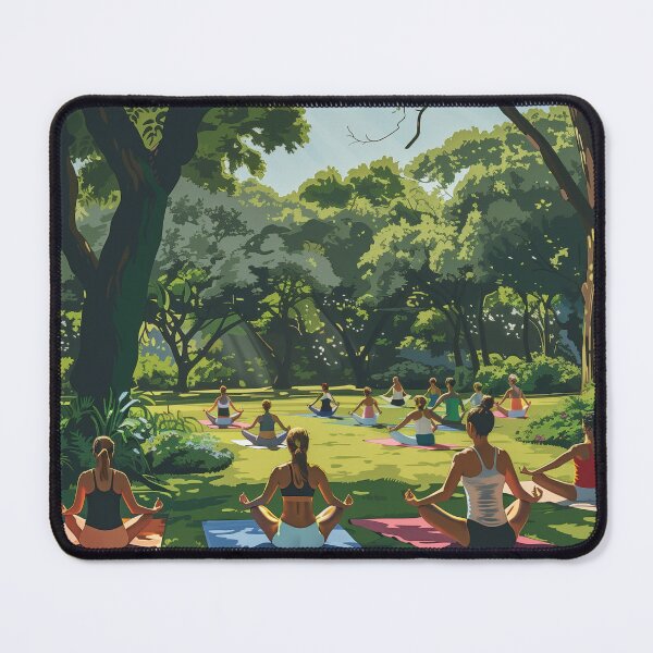 Item preview, Outdoor Yoga Class designed and sold by palmyst.
