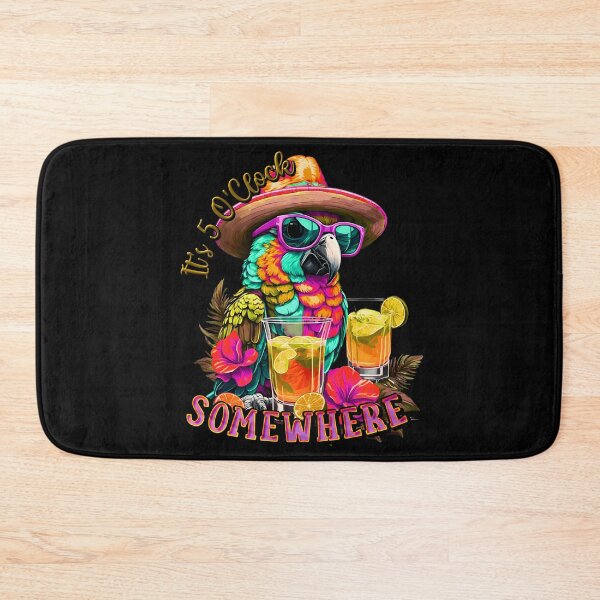 Item preview, It's 5 o'clock somewhere Tropical Parrot Cocktail Sunset designed and sold by MindWave THC.
