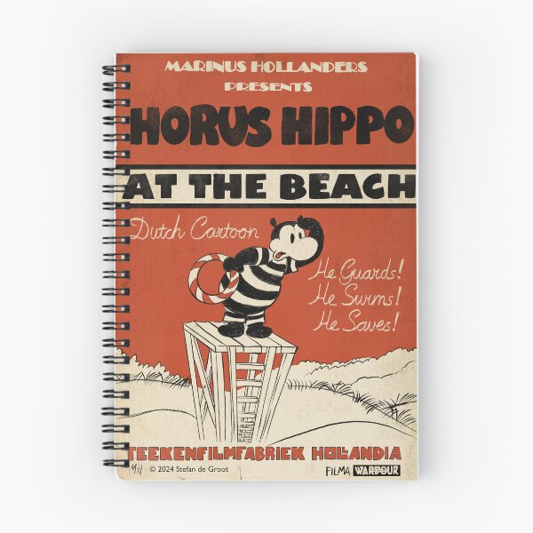 Item preview, Horus Hippo at the Beach 1927 Filmposter designed and sold by Stayf.