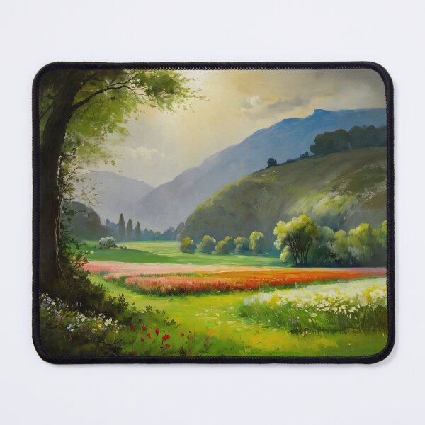 Item preview, Wildflower Field Landscape 003 designed and sold by KolosalPrints.