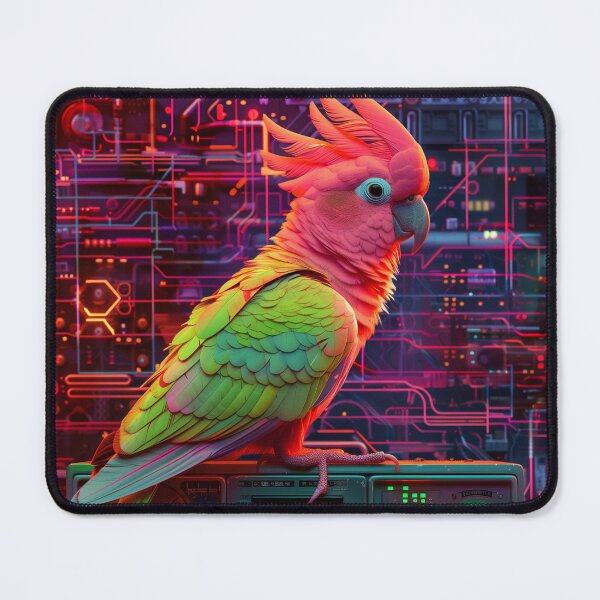 Item preview, Neon Cyber Parrot designed and sold by palmyst.