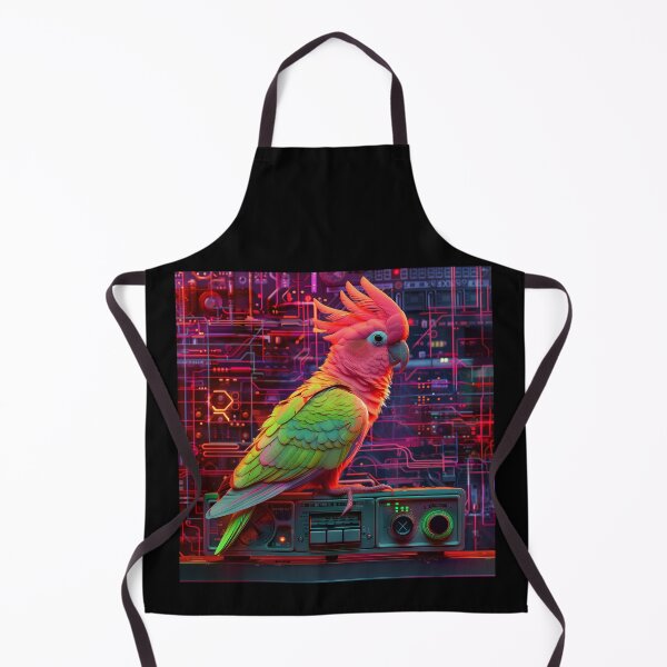 Item preview, Neon Cyber Parrot designed and sold by palmyst.