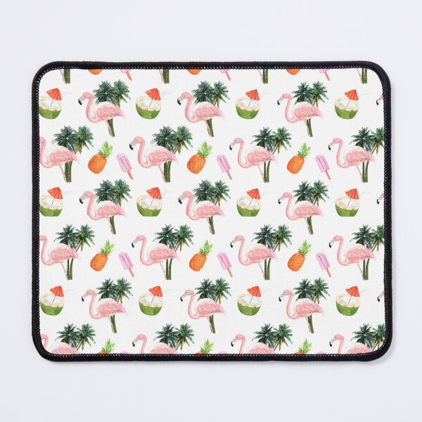 Item preview, Tropical Flamingo Paradise - Vibrant Summer Pattern designed and sold by MiszungART.
