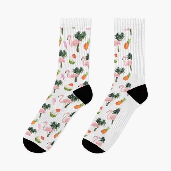 Item preview, Tropical Flamingo Paradise - Vibrant Summer Pattern designed and sold by MiszungART.