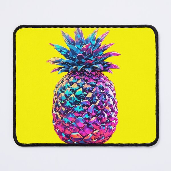Item preview, Iridescent retro pineapple designed and sold by LevCreates.