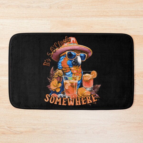 Item preview, It's 5 o'clock somewhere Tropical Parrot Cocktail Sunset designed and sold by MindWave THC.