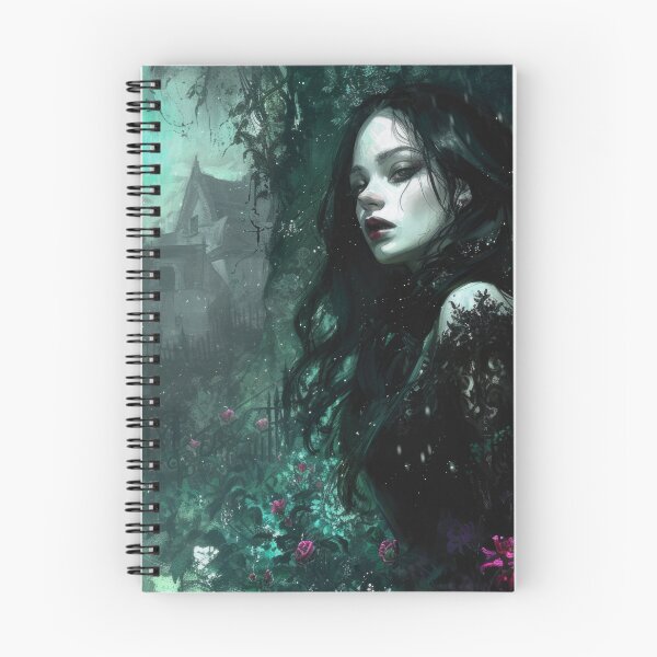 Item preview, Girl in a Gothic Garden designed and sold by kansaikate.