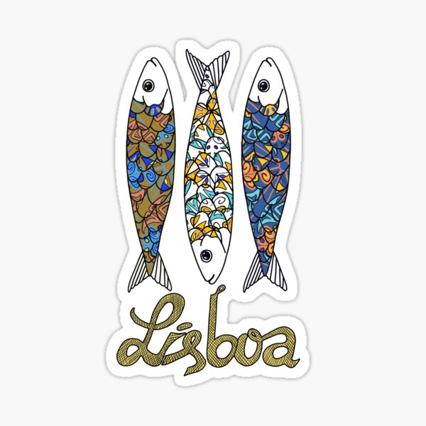 Sardines Lisbon Sticker