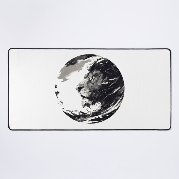 Item preview, Silhouette black and white lion  designed and sold by SMARTKIT  DESIGNAGENCY.