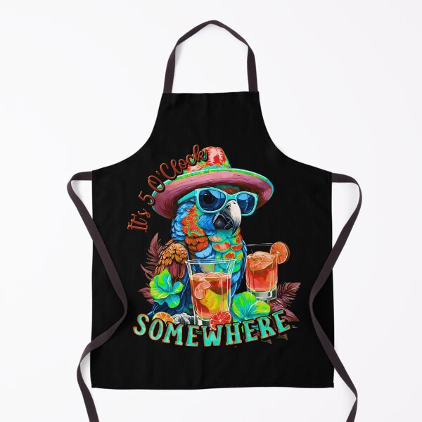 Item preview, It's 5 o'clock somewhere Tropical Parrot Cocktail Sunset designed and sold by MindWave THC.