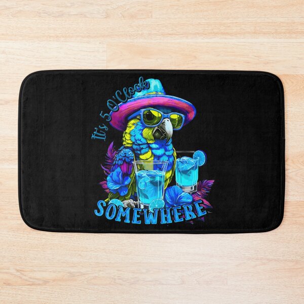 Item preview, It's 5 o'clock somewhere Tropical Parrot Cocktail Sunset designed and sold by MindWave THC.