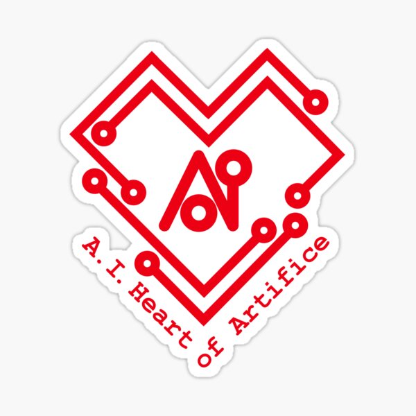 Item preview, AI Heart of Artifice designed and sold by uduforuDesigns.