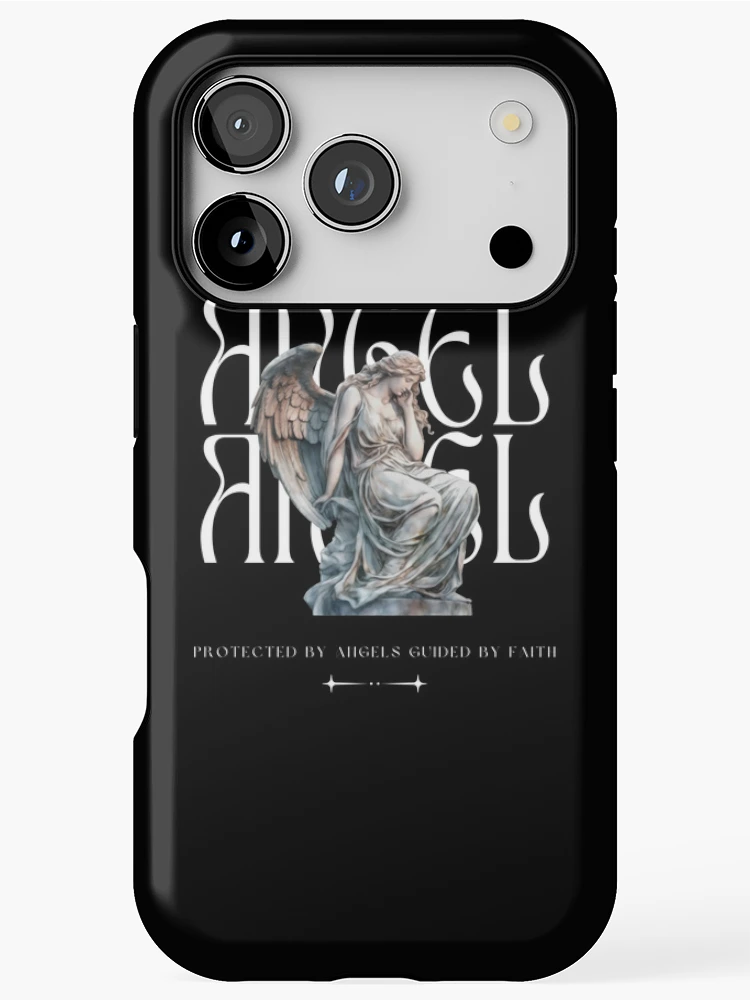 Thumbnail 1 of 4, iPhone Case, Angel Protection designed and sold by CreativInkLab.