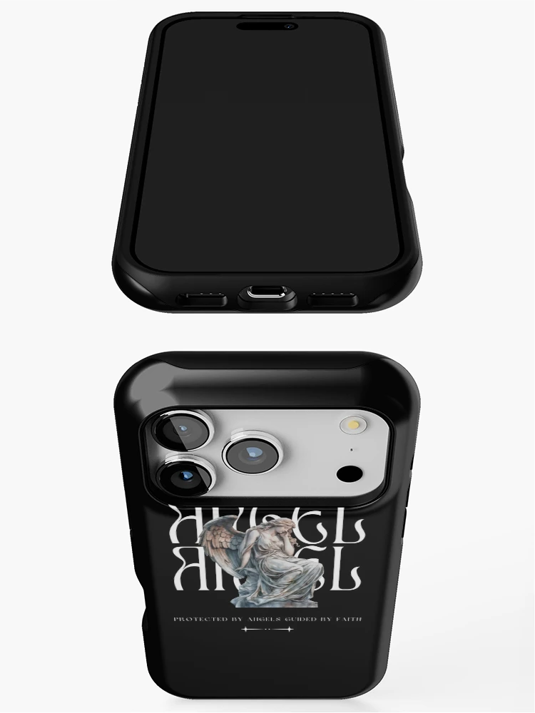 Thumbnail 3 of 4, iPhone Case, Angel Protection designed and sold by CreativInkLab.