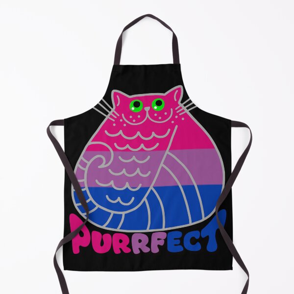 Item preview, Bi flag cat pride month purrfect designed and sold by 1DaisyChainLane.