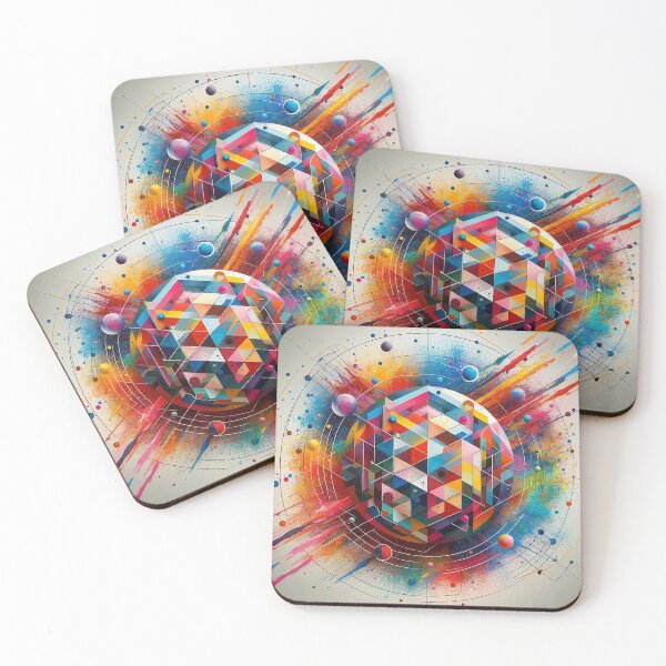Item preview, Geometric abstract art designed and sold by Silbays.