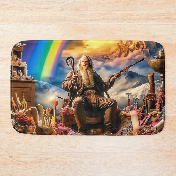 Item preview, "The Man in a Cluttered Room" designed and sold by MYTHIC PEEL STICKERS.