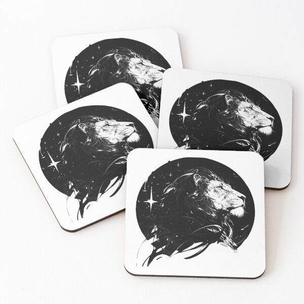 Item preview, Silhouette black and white lion  designed and sold by SMARTKIT  DESIGNAGENCY.
