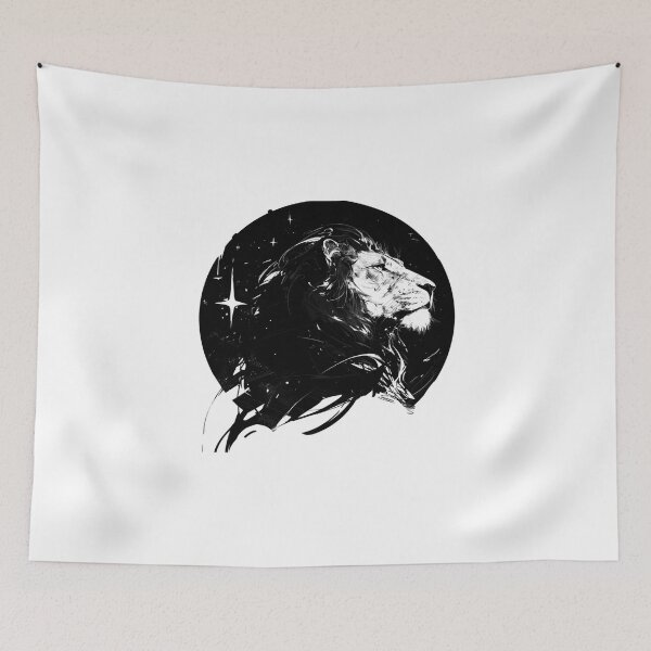 Item preview, Silhouette black and white lion  designed and sold by SMARTKIT  DESIGNAGENCY.