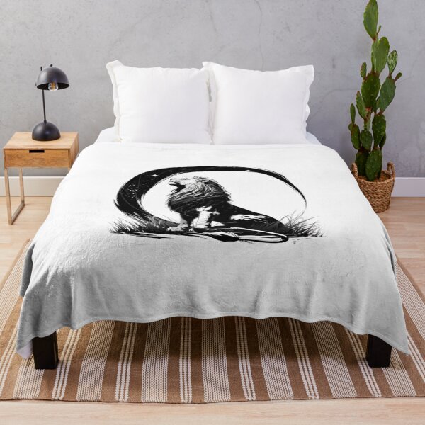 Item preview, Silhouette black and white lion designed and sold by SMARTKIT DESIGNAGENCY.