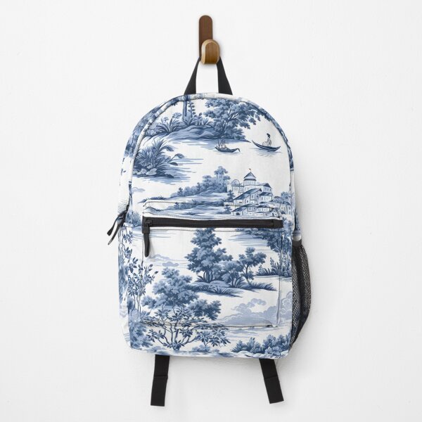 Item preview, Toile de jouy,blue china,Chinoiserie,toile,blue and white  designed and sold by MariaMarinova.