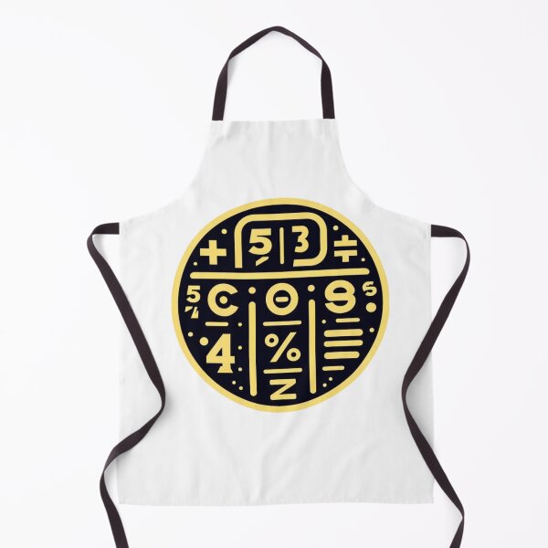 Item preview, Mathematical Symbols in Yellow Circle designed and sold by Kookie Tarp.