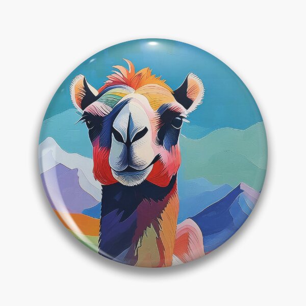 Item preview, Colorful Camel Artwork, Desert Camel Design, cute camel, camel gifts, camel painting, camel drawing designed and sold by RigelArtifacts.