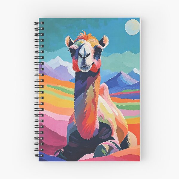 Item preview, Colorful Camel Artwork, Desert Camel Design, cute camel, camel gifts, camel painting, camel drawing designed and sold by RigelArtifacts.