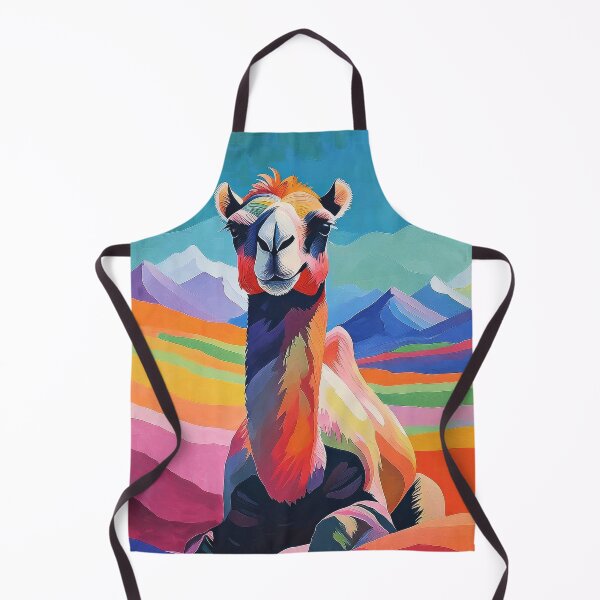Item preview, Colorful Camel Artwork, Desert Camel Design, cute camel, camel gifts, camel painting, camel drawing designed and sold by RigelArtifacts.