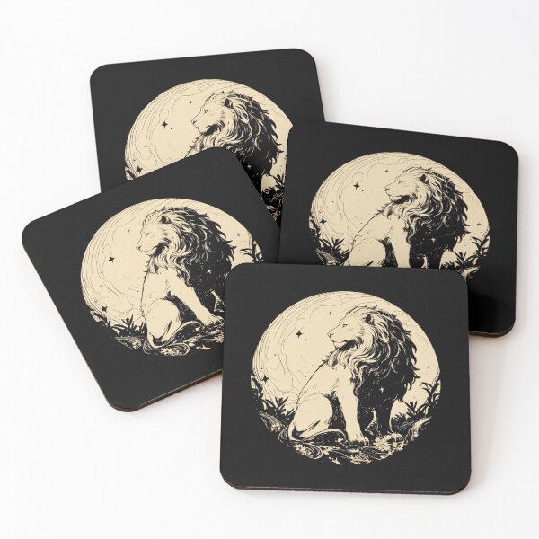 Item preview, Silhouette black and white lion  designed and sold by SMARTKIT  DESIGNAGENCY.