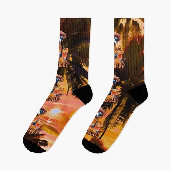 Item preview, It's 5 o'clock somewhere Tropical Parrot Cocktail Sunset Beach designed and sold by MindWave THC.